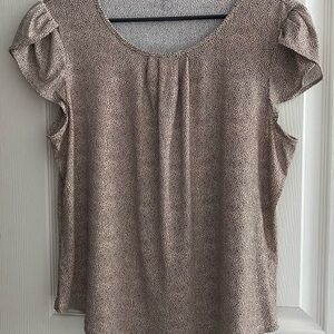 Adrianna Papell Women's Cream Blouse